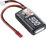 Reely LiPo akumuliatorius 7,4 V 500 mAh 2S 25C Softcase su BEC jungtimi RE-7851726