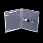 MediaRange BOX905 tu&scaron;čias Blu-ray dėklas USB atmintinei, 170x135mm, permatomas
