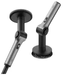 HOTO Flexi Cordless Spin Scrubber QWQJA08 (HFE0030GL) - teleskopinė elektrinė valymo &scaron;epetė su 3 galvutėmis, IPX7, USB-C