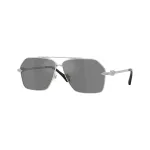 Versace VE2284-10006G vyri&scaron;ki akiniai nuo saulės, juodas rėmelis, pilki lę&scaron;iai, 63mm