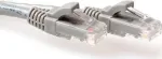 ACT pilkas 0,25 m U/UTP CAT6 tinklo kabelis su RJ45 jungtimis ir apsauginėmis fiksatorių movomis (IS8052)