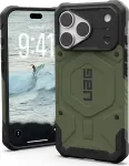 UAG Urban Armor Gear Pathfinder MagSafe dėklas, skirtas Apple iPhone 18 Pro/17 Pro - Olive Drab 114583117272