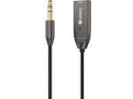Sandberg Wireless Audio Link USB, belaidis garso adapteris, USB, A2DP, AVRCP, HFP, 10 m, juodas