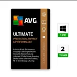 AVG Ultimate licencija (1 PC + VPN, 2 metai)