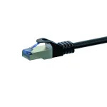 DSIT Cat6a S/FTP tinklo kabelis, 50 m, juodas, LSZH