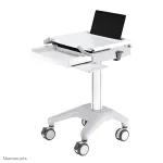 Neomounts MED-M200 mobilus multimedijos vežimėlis i&scaron; aliuminio, baltas, 1080 mm