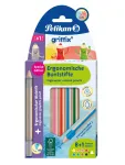 Pelikan griffix spalvotų ir grafito pie&scaron;tukų mi&scaron;inys (10 vnt.)