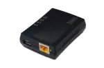 DIGITUS Daugiafunkcis USB tinklo serveris, 1 prievado tinklinis USB &scaron;akotuvas, NAS, spausdinimo serveris USB 2.0, RJ45