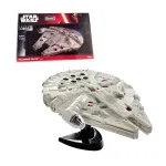Revell 03600 Star Wars Millennium Falcon (Han Solo) 1:241 mastelio plastikinis modelio rinkinys, nesurinktas, nedažytas, be klijų, dažų ir teptuko