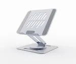 Porterinis stovas ne&scaron;iojamam kompiuteriui GEMBIRD NBS-DR1-01 &ndash; su besisukančiu pagrindu, reguliuojamu auk&scaron;čiu, Space Grey