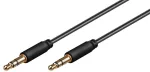 Microconnect AUDLL05 audio kabelis, 3,5 mm 3 kontaktų stereo ki&scaron;tukas į ki&scaron;tuką, 0,5 m