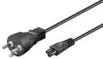 MicroConnect PE120805 maitinimo laidas, juodas, 0,5 m, ki&scaron;tukas K, C5 jungtis
