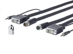 Vivolink PROVGASCW10 VGA kabelis 10 m VGA (D-Sub) juodas
