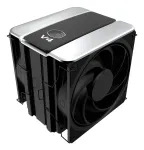 Oro au&scaron;intuvas procesoriui Cooler Master V4 Alpha 3DHP, 120 mm ventiliatorius, LGA1700/AM5 suderinamas, juodas