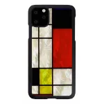 Mobiliojo telefono dėklas iKins, skirtas iPhone 11 Pro Max &mdash; Mondrian juodas apsauginis dėklas