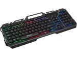 Klaviatūra Sandberg IronStorm Keyboard BE (AZERTY belgų, vielinė, membraninė, 104 klavi&scaron;ai, RGB LED)