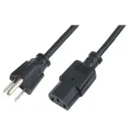 Maitinimo laidas LogiLink NEMA5-15P - IEC 60320-1 C13 1,8m