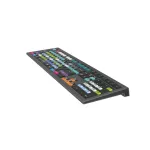 Logickeyboard Avid Media Composer Astra 2 klaviatūra, universali USB, QWERTY voki&scaron;kas i&scaron;dėstymas, pilka