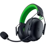 Ausinės žaidimams Razer BlackShark V3 X HyperSpeed &ndash; laidinės ir belaidės (USB-A, Bluetooth), uždedamos ant ausų, 20&ndash;28 kHz, 270 g, juodos/žalios