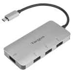 Targus ACH226EU USB-C į 4x USB-A 3.0 &scaron;akotuvas, sidabrinis