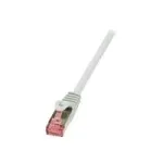 Tinklo kabelis LogiLink 1 m RJ-45 Cat6 S/FTP baltas