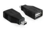 Lyties keitiklis DeLOCK 65277, mini USB &rarr; USB 2.0-A (moteri&scaron;ka)