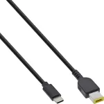 InLine USB-C į Lenovo ne&scaron;iojamojo kompiuterio (stačiakampis) įkrovimo laidas, 2 m