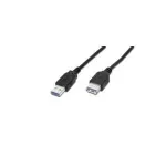 Digitus AK-112331 USB 3.0 ilgintuvas (kabelis), USB-A ki&scaron;tukas &ndash; USB-A lizdas, 3 m, juodas