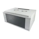 Sieninis spintos stovas ALLNET ALL-SMC6604GRAU 4U, pilkas, 50 kg talpa, raktinis užraktas
