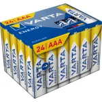 &Scaron;arminės baterijos AAA Varta ENERGY Cube 24 vnt. (MPN 4103229234)
