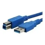 MediaRange USB laidas &ndash; USB B tipo (ki&scaron;tukas) į USB A tipo (ki&scaron;tukas) &ndash; 3,0 m &ndash; mėlynas (MRCS149)