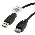 ROLINE USB ilginimo laidas - USB A tipas, 4 kontaktų (ki&scaron;tukas) - USB A tipas, 4 kontaktų (lizdas)