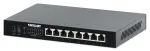 Intellinet 8 prievadų 2,5G Ethernet PoE+ jungiklis: a&scaron;tuoni 10/100/1000/2500 Mbps PSE PoE+ prievadai, 100 W PoE galios biudžetas, nevaldomas, stalinis / montuojamas ant sienos