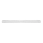 GBC WireBind RG810597 įri&scaron;imo vielutės, 8 mm, 34 žiedai, A4, 70 lapų, 100 vnt., sidabro spalvos