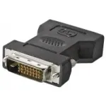 Wentronic Goobay DVI-I/DVI-D adapteris, DVI-I lizdas Dual-Link (24+5 kai&scaron;t.), juodas - DVI-I lizdas Dual-Link (24+5 kai&scaron;t.) > DVI-D ki&scaron;tukas Dual-Link (24+1 kai&scaron;t.) (68523)