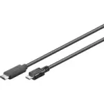 Wentronic Goobay USB 2.0 Micro-B (Type B) &rarr; USB-C laidas, 0,6 m - USB 2.0 HighSpeed (67992)