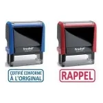 Trodat X-Print 4912 tekstinis spaudas CERTIFIE CONFORME A, F/L rinkai (499209)