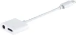 shiverpeaks BASIC-S adapteris, 8 kontaktų ki&scaron;tukas į 3,5 mm audio ir 8 kontaktų lizdas su įkrovimu, baltas