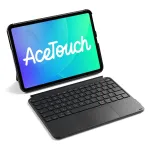 Folio dėklas su klaviatūra Inateck KB04122, 11 colių iPad &ndash; QWERTZ i&scaron;dėstymas, Bluetooth, 500 mAh baterija, 450 g