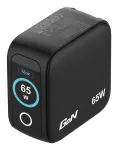 Verbatim Mini GaN 65W įkroviklis su ekranu, vidaus, AC, 20 V, juodas