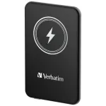 Ne&scaron;iojamas maitinimo bankas VERBATIM Charge AnA Go 5000mAh magnetinis belaidis, juodas
