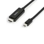 StarTech.com 10ft (3m) Mini DisplayPort į HDMI laidas - 4K 30Hz vaizdas - mDP į HDMI adapterio laidas - Mini DP arba Thunderbolt 1/2 Mac/PC prie HDMI monitoriaus/ekrano - mDP į HDMI keitiklio laidas
