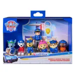 PAW Patrol paie&scaron;kos ir gelbėjimo komandos rinkinys su 7 kolekcinėmis figūrėlėmis, įskaitant Ryder'į ir 6 &scaron;uniukus, vaikų žaislai berniukams ir mergaitėms nuo 3 metų