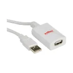 ROLINE USB ilginamasis kabelis - USB (lizdas) į USB (ki&scaron;tukas)