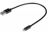 SANDBERG Lightning Adapter - USB m&auml;nnlich zu Lightning m&auml;nnlich - 20 cm - Schwarz - f&uuml;r Apple iPad/iPhone/iPod (Lightning)