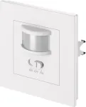 Motion Detector, white, white - for flush wall mou