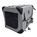 ZOLUX NOMAD M Sulankstomas kelioninis augintinio ne&scaron;iklis 70x52x52 cm Pilka/Juoda