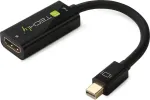 Techly IADAP-MDP-HDMIF8K adapteris i&scaron; Mini DisplayPort 1.4 (ki&scaron;tukas) į HDMI (lizdas), 8K, juodas