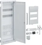 HAGER VU602PLH Plastic Hybrid PT Enclosure 24M 2x Mounting Plate IP40 865x335x90 Perforated Door