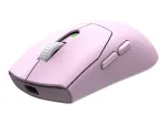 MSI FORGE GM340 W Lengva žaidimų pelė su PixArt PAW-3311 jutikliu, iki 12 000 DPI, trijų režimų belaidė (2,4 GHz / Bluetooth / USB-C), violetinė